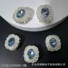 Renda Recortada com Pérolas Artificiais Incrustadas de Diamante Azul Marinho Caixa Mágica Separador de Oito Furos Contas Acessórios para Pulseira de Contas de Cristal DIY Colar
