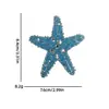 Nuevo Comercio Exterior Hecho a Mano Estrella de Mar de Perlas Joyería Pequeña Broche Colgante Independiente Accesorios al por Mayor DIY Encaje