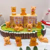 Novos Adornos de Boneca de Caixa Surpresa Desenho Animado Wenchuang Urso Manteiga Caixa de Adivinhação Surpresa Adornos de Presente Feitos à Mão Coleção