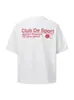 Camiseta de Manga Corta con Estampado de Letras Estilo Retro Americano Disfrazada Nanxia 2025 Nuevo Verano Juvenil Casual Cuello Redondo