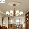 Lustre para Sala de Estar Estilo Medieval Novo Francês Creme Restaurante Quarto Lustre Retrô Pacote Completo para Toda a Casa Combinação Lâmpada de Decoração para Casa