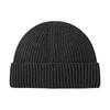 Gorro grueso y cálido de invierno, de punto europeo y americano, de lana de color liso para hombres y mujeres, de chenilla.