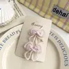 Rosa primavera felpudo muñeca Barbie accesorio para el cabello infantil lindo pinza para el cabello de princesa flequillo flequillo adorno para el cabello lazo