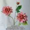 Dália Impressa em 3D Flor Artificial Floricultura para Casamentos Decoração Suave Decoração de Casa Hotel E-commerce Transfronteiriço Atacado Flores Artificiais