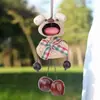 Muñeca de cáscara de fruta natural del bosque, bolsa sonajero, colgante, producto terminado, serie de sanación personalizada, hecho a mano, semiacabado, adorno de carillón de viento para aliviar el estrés