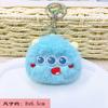 Llavero de monstruo de peluche con forma de anillo y mochila escolar, colgante pequeño, bonito llavero de coche para mujer, accesorio para colgar en la bolsa de muñeca.
