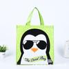 Bolsa no tejida con revestimiento puntual para tienda de ropa de moda, bolsa de compras portátil, bolsa publicitaria no tejida.