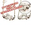 Fecho de ferradura V-ouro mini totalmente cravejado em diamante corrente torcida Fred precisão CNC pulseira de ouro rosa 18K para mulheres versátil