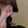 Imán Magnético Succión Zircón Clip para Oreja sin Agujeros Moda Elegante Sencillo Pendientes Versátiles ins Nuevo Pendientes de Celebridad de Internet para Mujeres