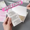 Bloco de Notas Simples Rosa Original Menina, Notas Rasgáveis para Estudantes Meninas, Papel de Nota com Aparência Sofisticada, Material de Decoração para Caderno