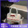 Bolso de Hombro para Mujer 2025, Nuevo Estilo Girly de Diseño de Nicho, Bolso de Mano de Moda con Lazo, Bolso de Hombro Único