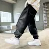 Pantalones para niños, jeans infantiles estilo primavera y otoño, pantalones rectos elegantes de otoño para niños mayores, venta al por mayor transfronteriza de moda