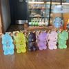 Desenho Animado Urso Violento Chaveiro Fofo Casal Pequenos Presentes Boneca Pingente Mochila Amuleto de Bolsa Chaveiro Atacado