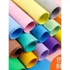 Papel esponja grande 50 cm papel espuma material de espuma papel feito à mão material diy jardim de infância papel de embrulho flor fresca origami