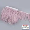 Directo de fábrica pieza de rasgar fuego tela de plumas accesorios hechos a mano diy ropa falda plumas decorativas venta al por mayor