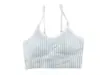 Camisola feminina de algodão sem fio com bojo fixo, respirável e estampa fofa, adequada para o período de crescimento, bojo fixo LB30