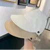 Sombrero de Verano de Secado Rápido Estilo Ruth Máscara Colgable que Muestra la Cara Sombrero de Sol Pequeño de Copa Alta Plegable Delgado Sombrero de Protección Solar