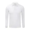 Camisa POLO de algodón logo estampado camiseta de manga larga primavera y otoño overol camisa cultural corporativa bordado personalizado herramientas