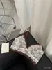 XIA'X Verão Menina Estilo Francês Desejo Puro Cor Contrastante Decote V Sem Fio Renda Costas Bonitas Sutiã Tubinho Costas Bonitas Roupa Íntima