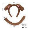 Accesorios para la Cabeza de Animales de Pascua Perro Pudín Dibujos Animados Dálmata Lindo Diadema para el Cabello Adornos para el Cabello de Animales Diadema de Peluche
