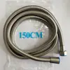 Manguera de Ducha Cabezal de Ducha 1.5m Ducha de Lluvia Calentador de Agua Accesorios Acero Inoxidable 2m Engrosada a Prueba de Explosiones