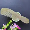 Pente de cabo de flor requintado de chifre branco escultura em chifre de iaque branco fábrica de pentes de chifre de flor atacado local cênico recomendar
