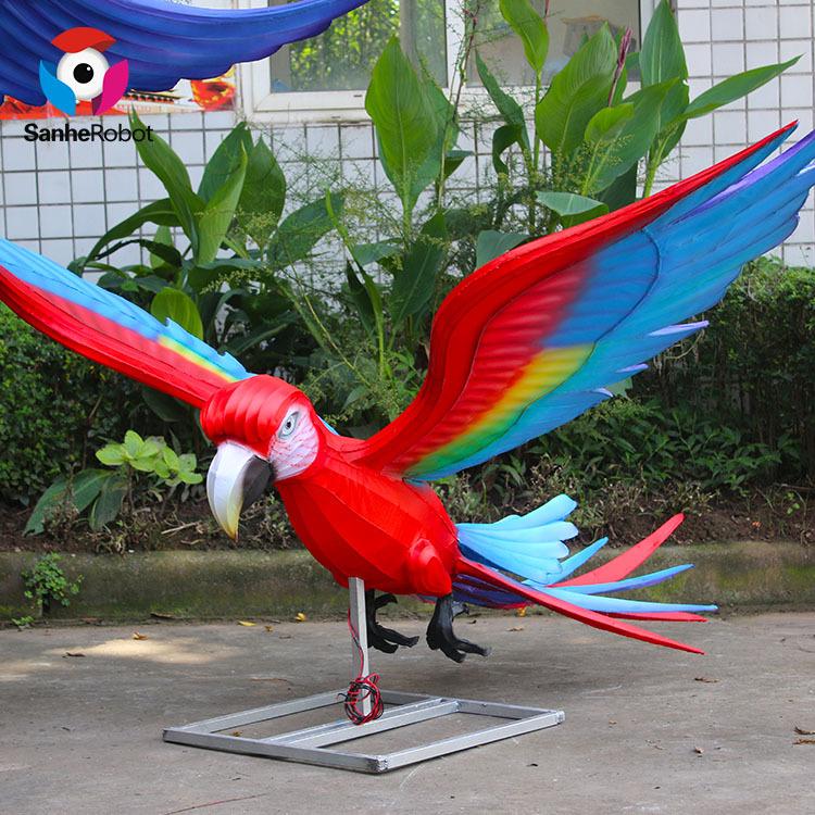 S706026-金刚鹦鹉彩灯-翅展2M(3)