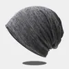 Novo gorro de malha liso transfronteiriço, gorro pullover respirável para todas as estações, gorro da moda para Amazon e eBay