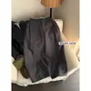 Suxinlan/YOUMO Coleção Outono Calça Casual Feminina Estilo Old Money de Alta Qualidade Versátil Solta Emagrecedora Curva Perna Larga 1825