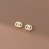 Eloch S925 Prata Esterlina Brilhante Anel de Diamante Brincos Distintivos Fivela de Anel Brincos de Diamante M01053