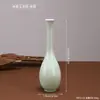 Vaso de Cerâmica Artístico Único para Sala de Estar, Hall de Entrada, Escritório, Pequeno Ornamento para Flores Secas, Flores Frescas, Galhos, Arranjo de Flores, Peça Decorativa