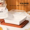 Caja Cortadora de Pastel de 3 Pulgadas 4 Pulgadas Tiramisú Lasaña Pastel Vasco Caja de Empaque para Postre Altura