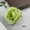 Cabeza de camelia rizada simulada, bricolaje, pequeño capullo de rosa, tocado hecho a mano, horquilla, material floral, bolsa, accesorios de pared con flores
