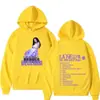 Sudadera con capucha para hombre y mujer de alta calidad, manga larga, moda casual, portada de álbum de la cantante Maria Bellesa 2025