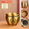 Olla de Cobre Cien Bendiciones Nubes Propicias Olla Cien Bendiciones Olla Fortuna Prosperidad Longevidad Alegría Olla Lingotes Olla Patrón de Dragón Olla de Cobre al por Mayor Todas las Direcciones Traer Riqueza Olla de Cobre