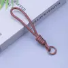 Llavero Tejido Colorido Colgante para Bolso Correa para Teléfono Anillo para Llaves Portatarjetas Llavero Simple Hecho a Mano Colgante para Pareja