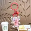 Bolsa Escolar con Líquido de Arenas Movedizas Rellenas de Aceite, Llavero de Botella, Exquisitos Colgantes, Adornos, Accesorios, Máquina de Peluches, Regalos Pequeños, Venta al por Mayor