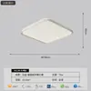 Nueva lámpara de techo para sala de estar estilo vintage 2026, LED moderna y minimalista, amigable con los ojos, diseño único para dormitorios, estudios y otras habitaciones