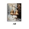 Pintura Decorativa Temática Estilo Retro Navideño de Amazon Transfronterizo Pintura sin Marco Sala de Estar Dormitorio Atmósfera Festiva Arte Pintura para Colgar