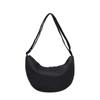 Bolso bandolera de hombro único de color sólido fresco, moderno y elegante, 2024 Verano Nuevo, Bolso dumpling versátil para mujer, Modelo nuevo 2024