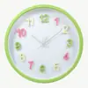 Reloj de Pared Silencioso Simple Creativo Moda Sala de Estar 12 Pulgadas Color Caramelo Reloj de Pared para el Hogar Reloj Publicitario