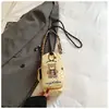 Bolso Pequeño Cuadrado de Lunares de Nicho Nuevo Verano 2026 para Mujer, Bolsa para Botella de Agua de Dibujos Animados Linda, Bolso de Hombro Portátil para Deportes al Aire Libre
