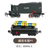 Tren de Juguete Eléctrico a Vapor Retro Transfronterizo con Vías, Vagones a Juego y Accesorios de Locomotora para Niños