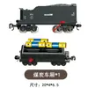 Tren de Vapor Retro Fenming con Luz, Vagón de Pasajeros, Accesorios de Vía, Piezas Suplementarias, Modelo de Juguete para Niños