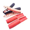Pinza de cocodrilo grande de 90 mm con recubrimiento de cobre de 100 A todo incluido, clip rojo y negro para batería de coche de alta corriente
