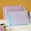 Bolsa de Burbujas Transparente de Colores de PVC Personalizada con Cremallera de EVA, Riel Deslizante, Bolsa con Película Auto-Sellante, A Prueba de Golpes y Caídas