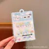 Sanrio Melody Kuromi Pegatinas de Uñas Vestibles para Niños Pegatinas de Uñas Cortas de Dibujos Animados Lindas Impermeables y de Larga Duración