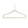 Ganchos Antideslizantes de Flocado para Abrigos y Trajes Negros de Hombre, Ganchos de Terciopelo Sin Costuras, Venta Directa al por Mayor Tienda de Ropa