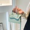 Bolso de Mano de Moda para Mujer 2025 Nuevo Verano Moda Patrón Granulado Simple y Elegante Bolso de Hombro Único Cruzado