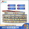 Luz de parche LED de temperatura bicolor de 12 V y 5 V con atenuación tricolor de 2835, barra de luz suave con espejo inteligente autoadhesiva de 120 luces y 180 luces